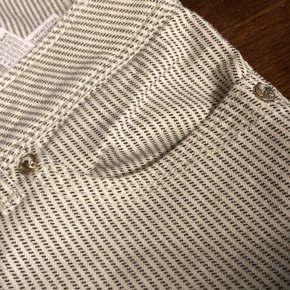 Zara basic denim Z1975 pin striped skinny jeans stretchy size 6 US . Pre owned - Picture 6 of 12